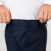 Navy Blue Active Waist Pants